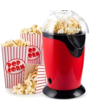 Premium Countertop Hot Air Popcorn Maker | Compact Low-Calorie Snack