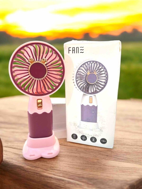 -OSrA8_DjuXtObSlpDXG Premium Mini Rechargeable Handheld Fan with USB Charging Dock