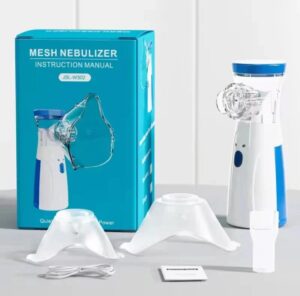 Mini Pocket Nebulizer Machine with Mask and Mouthpiece | Compact Ultrasonic Cold Mist Inhaler