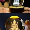 -O_2ASxKW-4-82GELyHo (1) Elegant Spiritual Goddess Lakshmi & Lord Shiva Engraved Crystal Ball Desk Light