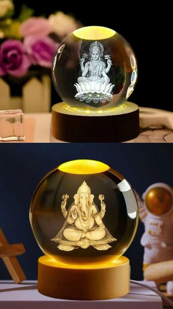 -O_2ASxKW-4-82GELyHo (1) Elegant Spiritual Goddess Lakshmi & Lord Shiva Engraved Crystal Ball Desk Light