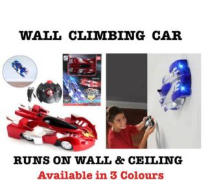 Premium Anti-Gravity RC Wall Climber | Dual-Mode Vacuum Suction Stunt Car