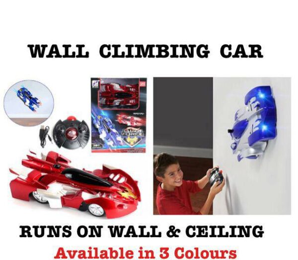 Premium Anti-Gravity RC Wall Climber | Dual-Mode Vacuum Suction Stunt Car