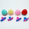 Strawberry-Shaped Luminous Spinning Top Toy | Light-Up Music Gyro Spinner for Kids