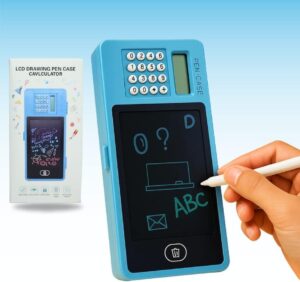 -OimnsVUoRBIzUbd1NLO Smart Pencil Case with LCD Writing Tablet and Built-in Calculator