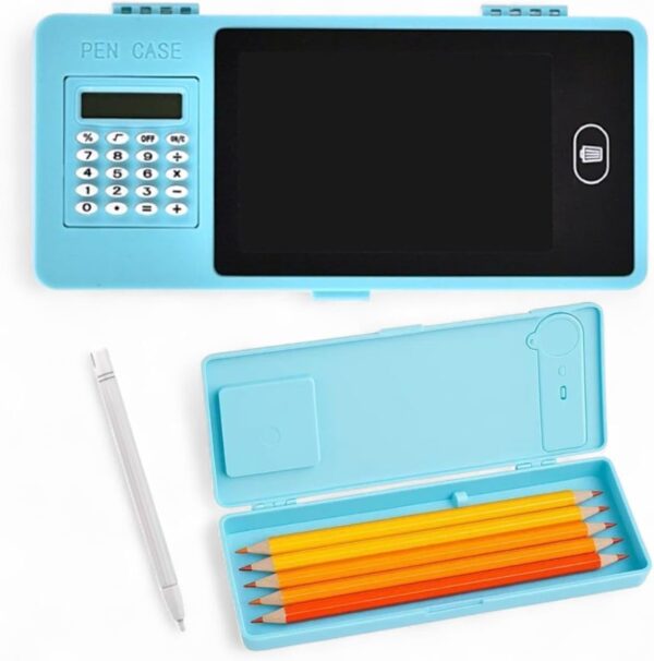 -OimnsVW7L7uwuBJJ0kn Smart Pencil Case with LCD Writing Tablet and Built-in Calculator
