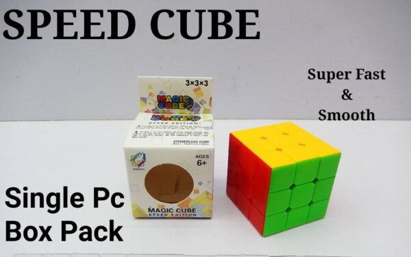 Smooth-Spinning 3x3 Speed Cube for Beginners & Professional Puzzle Solvers