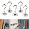 -Oq5WDvJTHTFI4xQSO-X Premium Heavy-Duty Magnetic Storage Hooks for Metal Surfaces and Tools- Set of 5