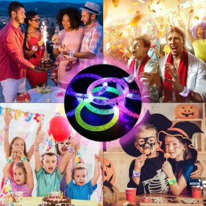 -Oq5kuUK5QTmBT2cO1WU Vibrant Multi-Color Light-Up Party Bracelets | Glowing Event Wristbands Set Of 10