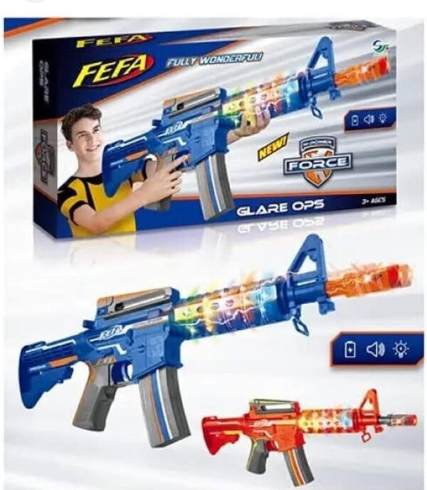 -Ot9yUPWxpbL6JOjjSVo Electronic Laser Tag Blaster with Target Plates – Realistic Haptic Vibration Toy Gun for Kids