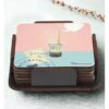 20 Personalized MDF Coaster Set of 4 for Hot & Cold Drinks