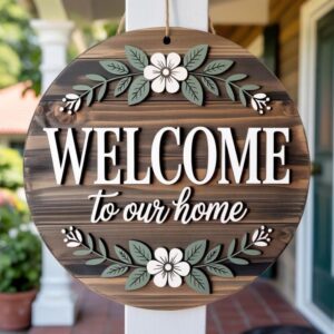 Premium Custom Hanging Door Signs Full-Color Print & Laser Cut MDF
