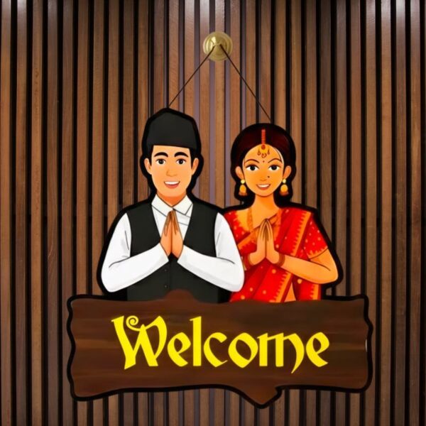 Door Sign (5) Premium Custom Hanging Door Signs Full-Color Print & Laser Cut MDF