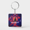 Keychain (2) Precision Cut Custom Shape MDF Keychains Printed Brand Logo Keychain