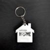 Keychain (3) Precision Cut Custom Shape MDF Keychains Printed Brand Logo Keychain