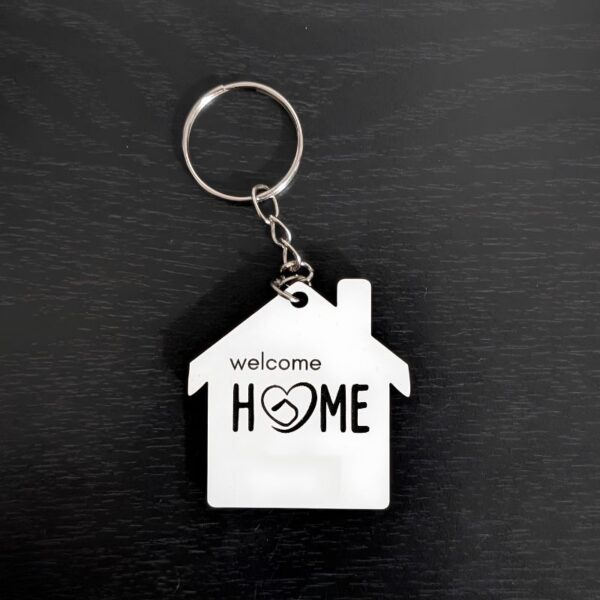 Keychain (3) Precision Cut Custom Shape MDF Keychains Printed Brand Logo Keychain